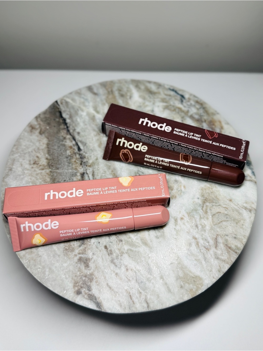 Rhode Scented Peptide Lip Tints - Toast & Espresso